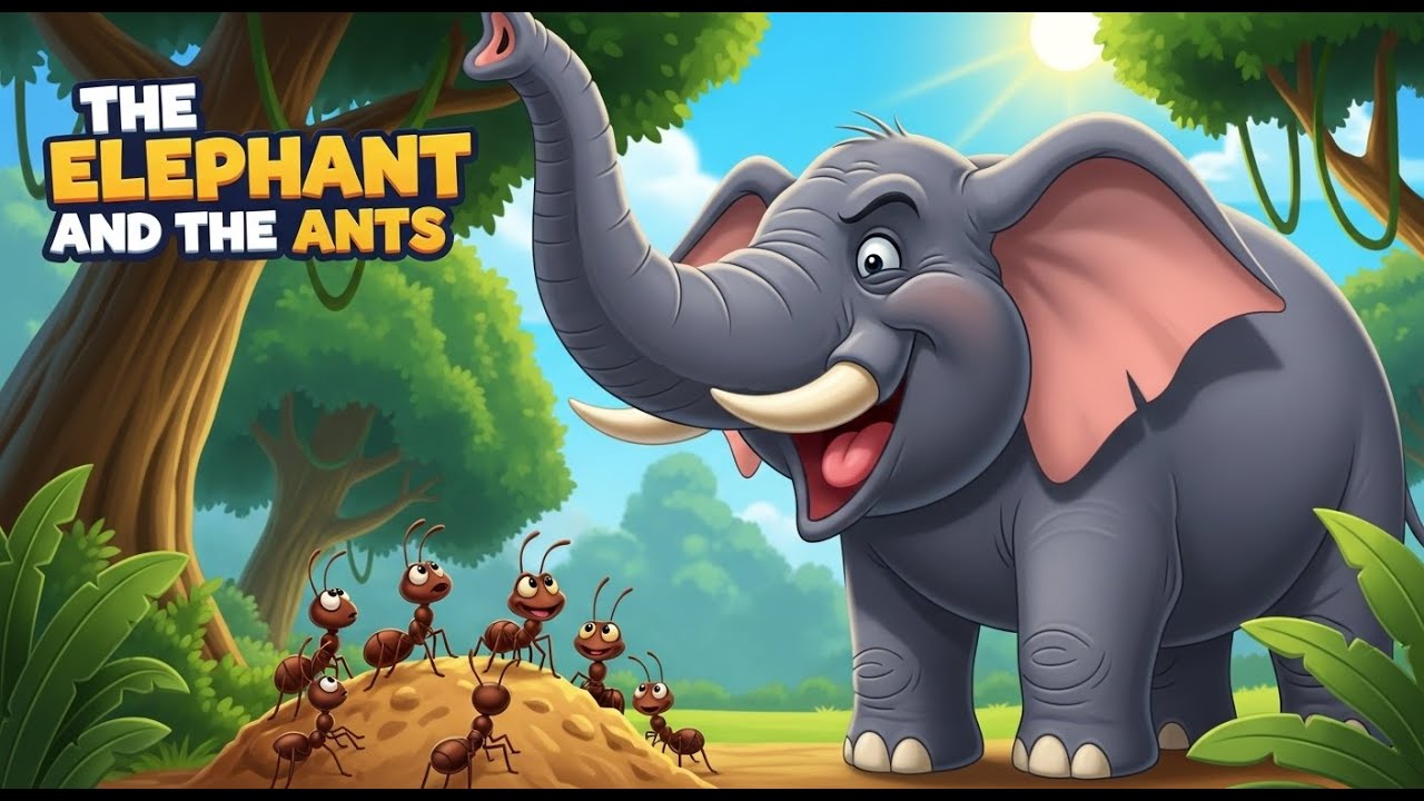 The Elephant and the Ants | Moral Story for Kids | Power of Unity