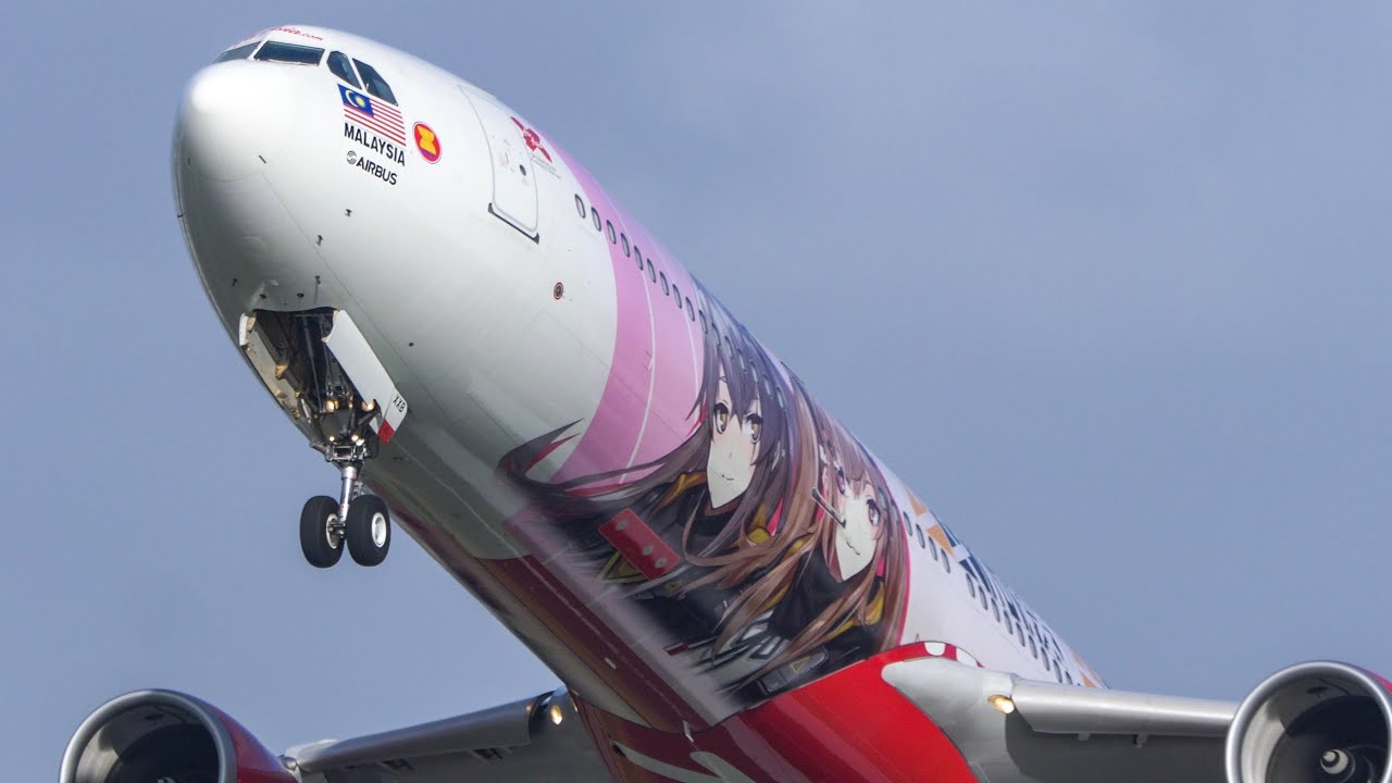 [4k] [飛行機] 福岡空港 乗入れ航空会社 全集 国際線