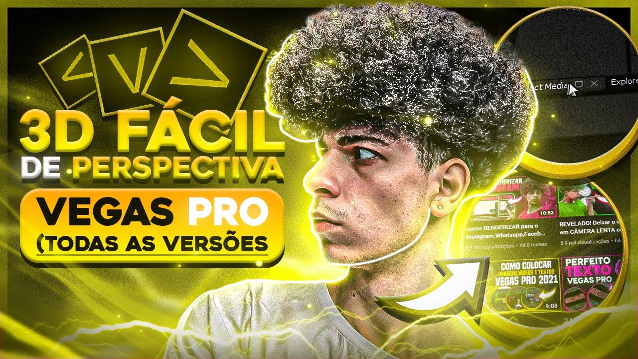 APRENDA CRIAR ANIMAÇÕES em 3D de PERSPECTIVA no SONY/MAGIX VEGAS PRO (TODAS AS VERSÕES)