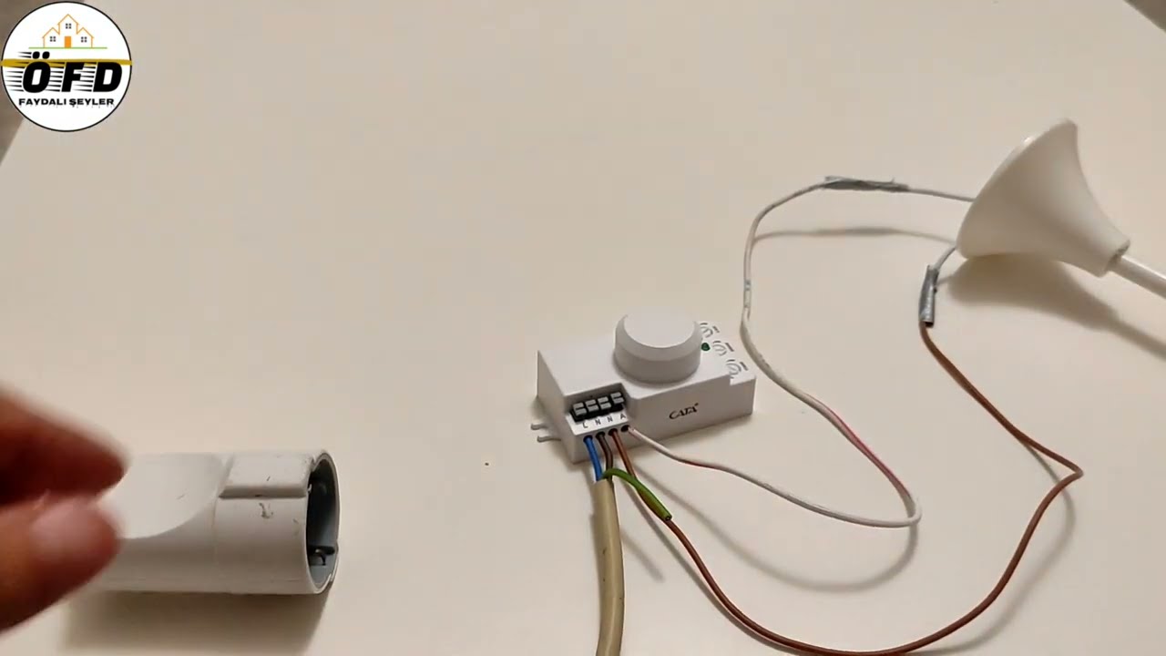 RADAR SENSÖR BAĞLANTISI. SENSÖRLÜ IŞIK NASIL BAĞLANIR RADAR SENSÖR ZAMAN AYARI #electronic #diy #new