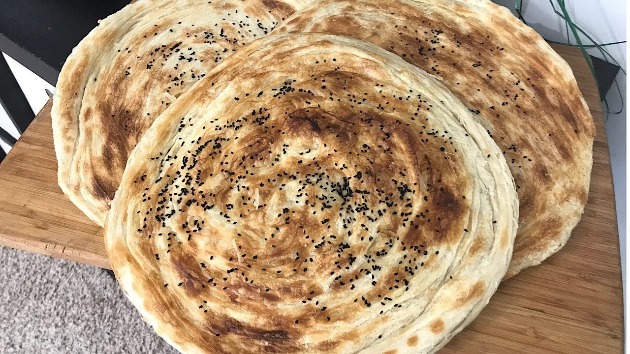 طريقه تحضير الرشوش اليمنى  Yemeni bread (rashush)