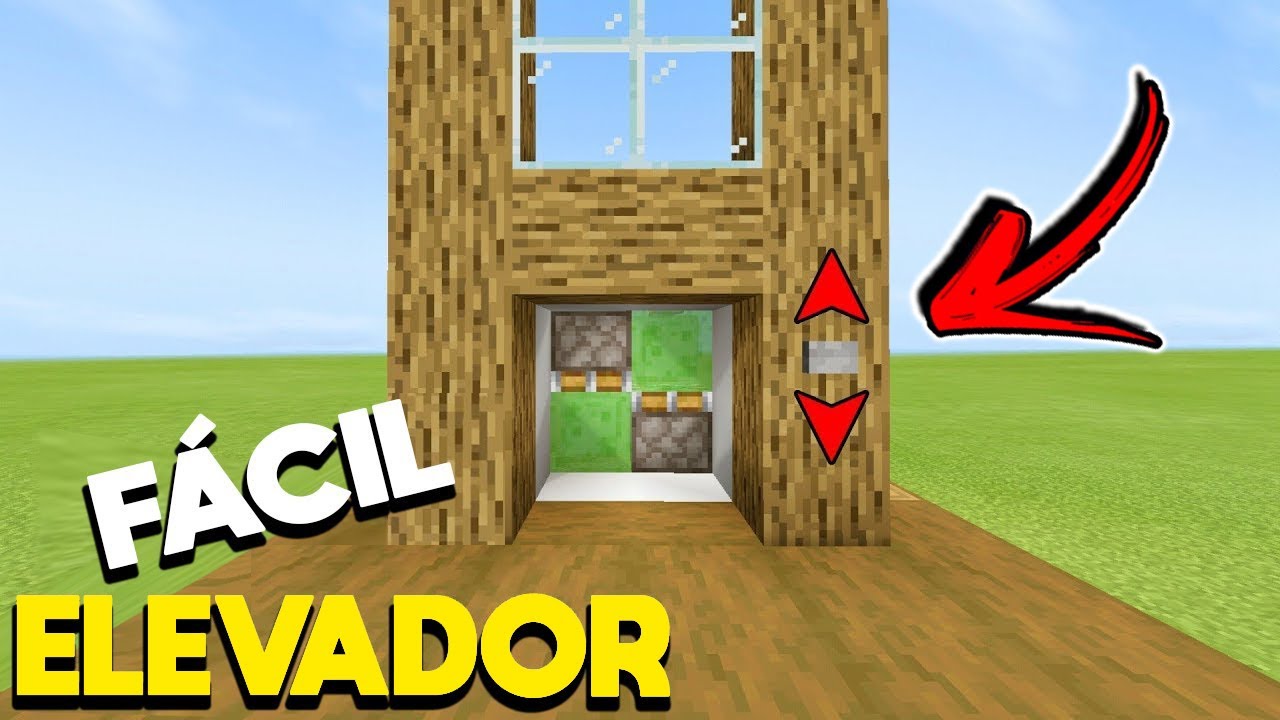 Como fazer um ELEVADOR no Minecraft Bedrock  (MCPE, XBOX, PS4, PC, Switch)