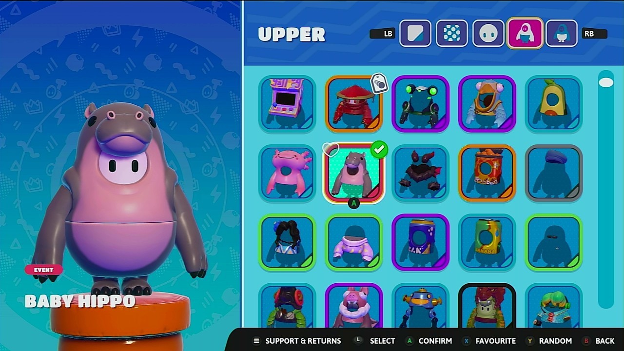 Fall Guys Fame Pass January '26 - Day 58: Baby Hippo Says Hello!