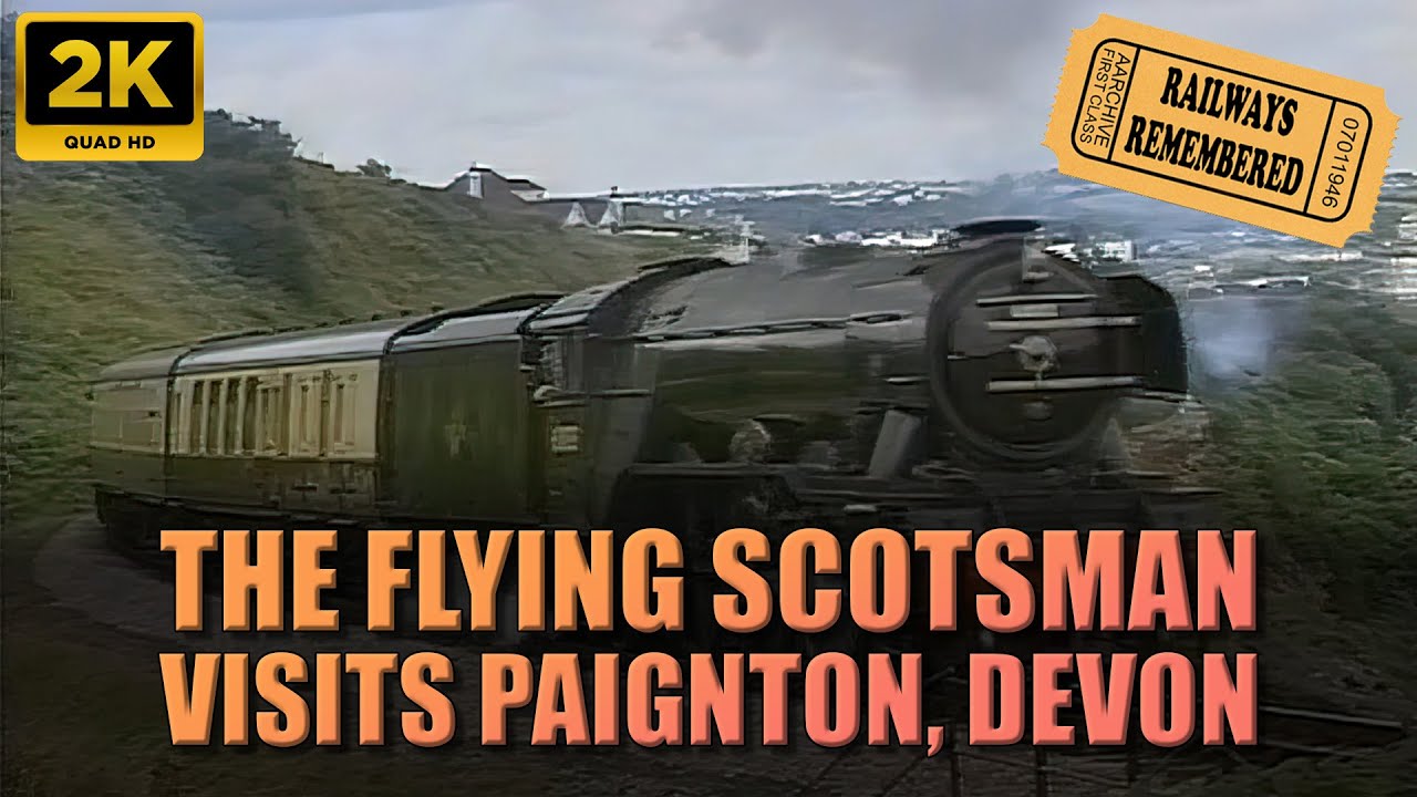 The Flying Scotsman Visits Paignton, Devon 1993