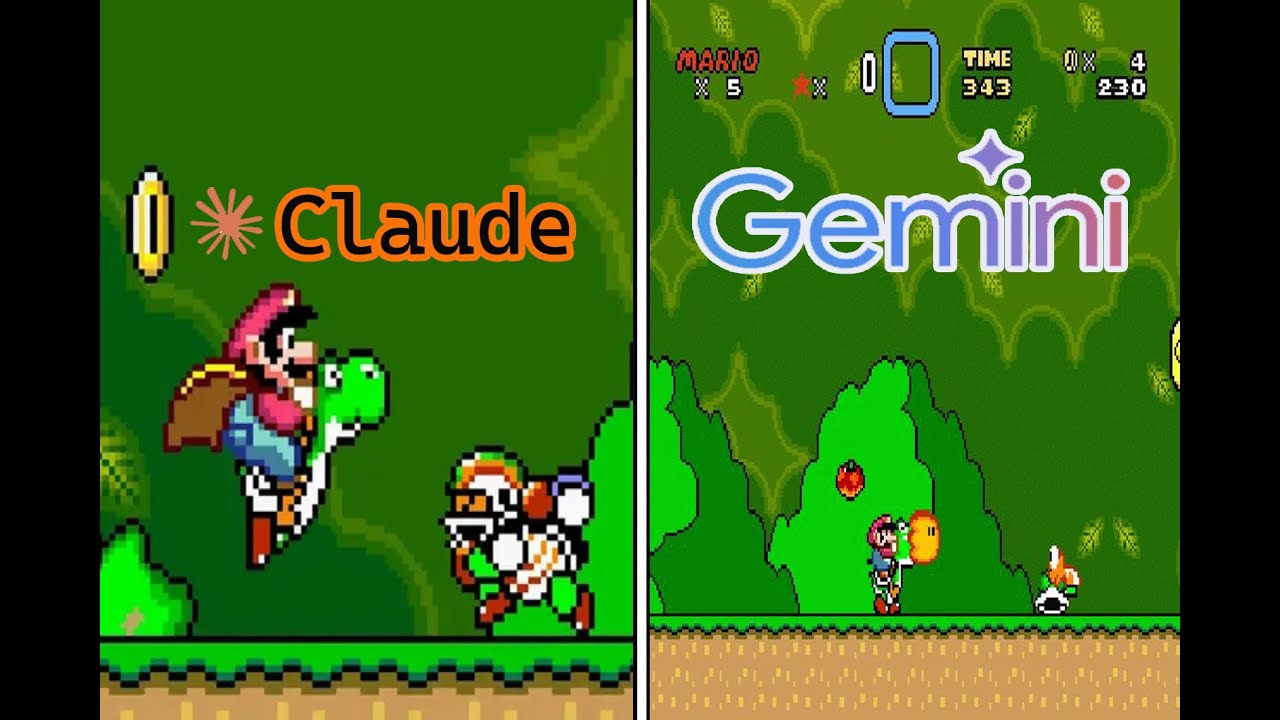 Gemini vs Claude Criando Super Mario World do Zero!