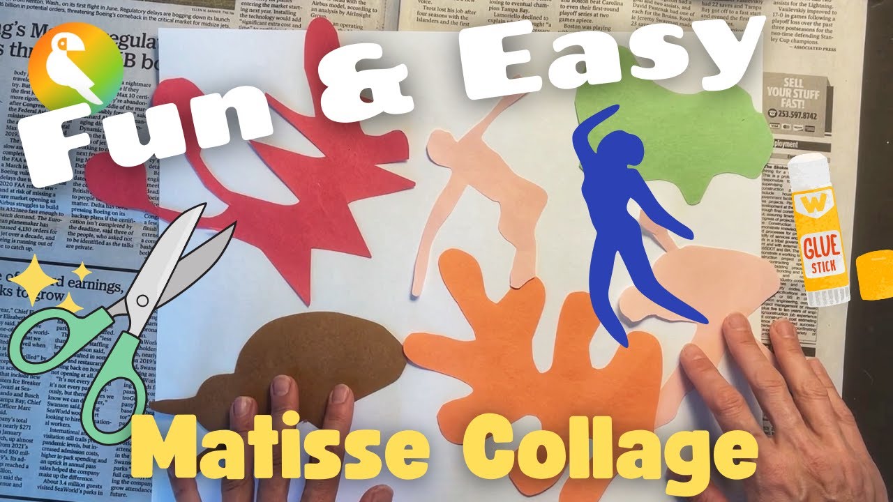 Create Like Matisse! | Step-by-Step Collage Art Lesson