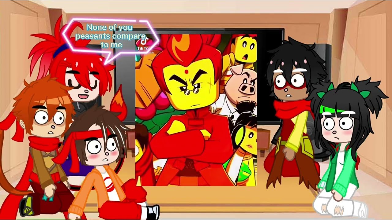 Lego Monkie Kid reacts to TikToks // LMK // SpicyNoodles // ShadowPeaches // gacha reaction