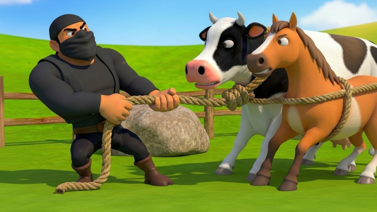 Old MacDonald&rsquo;s Animals Stolen 😱 | Sad Farm Night 🐎🐄