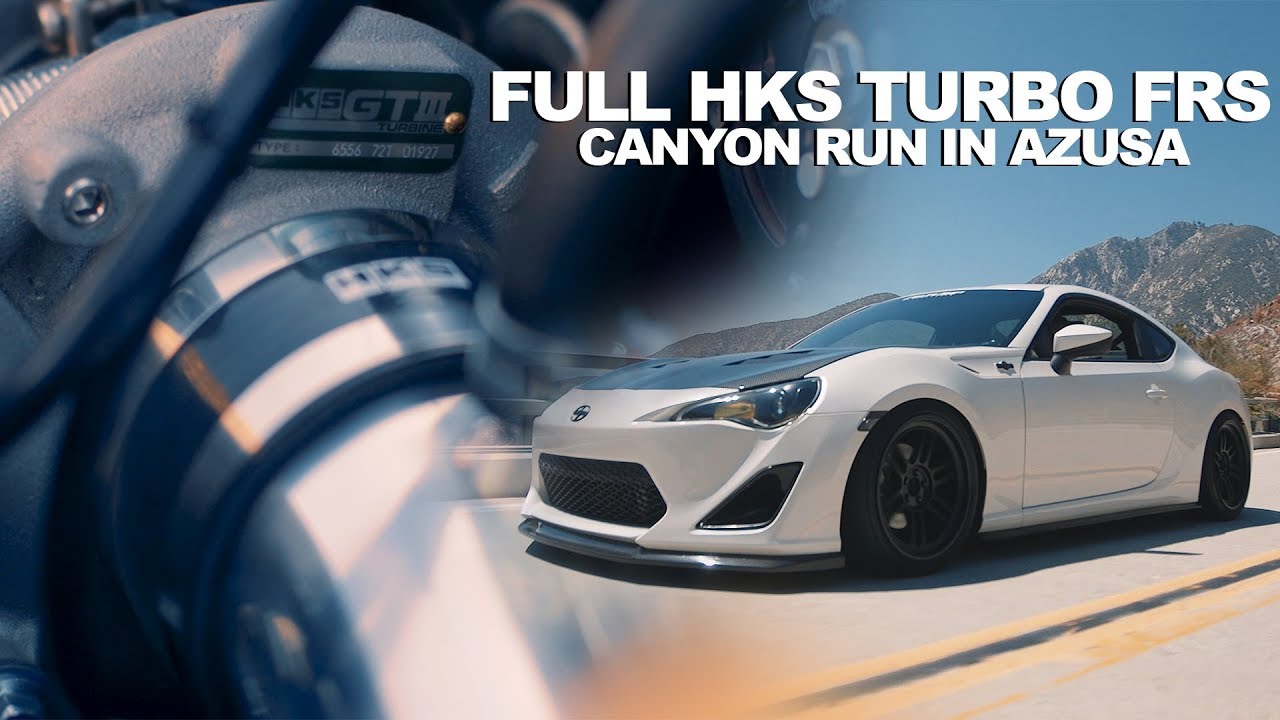 2013 Toyota FRS AE86 Full HKS setup  [BOOST Sounds in Azusa Canyon]