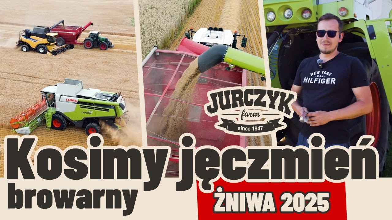 81. Kombajn RYCZY – będzie 10 ton?! Kosimy jęczmień browarny. Żniwa 2025