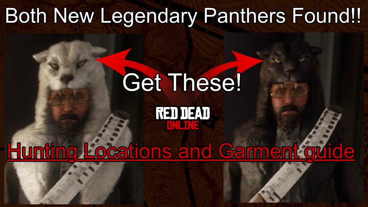 Both New Legendary Panthers Hunting Locations and Garment Guide - Red Dead Online