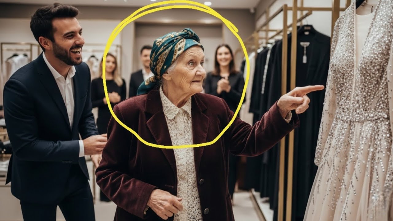 Waskostet dieses Kleid?fragte die 90jährige Frau derVerkäufer lachte doch Sekunden später verstummte