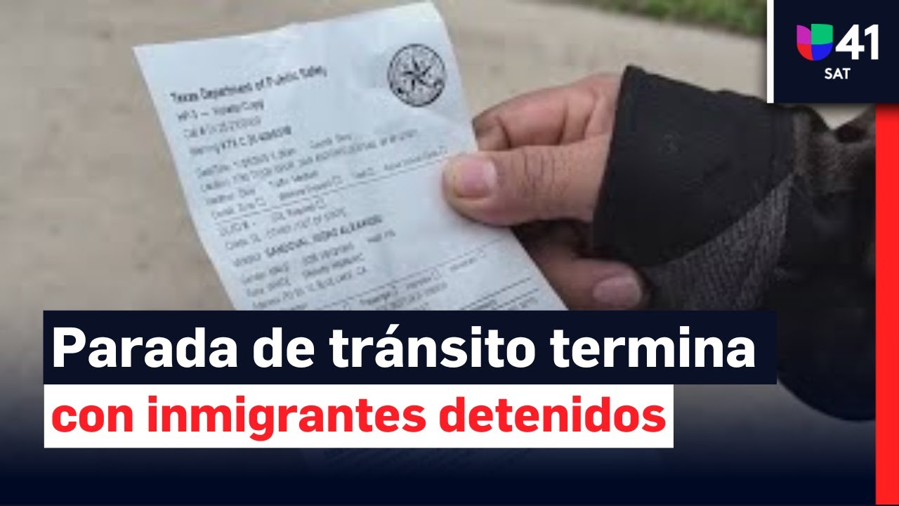 ICE detiene a cuatro inmigrantes en parada de tránsito, conductor relata inconsistencias