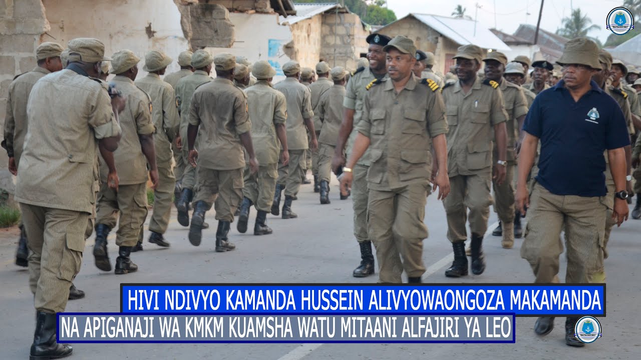 HIVI NDIVYO KAMANDA HUSSEIN ALIVYOWAONGOZA MAKAMANDA NA WAPIGANAJI WA KMKM KUAMSHA WATU MITAANI