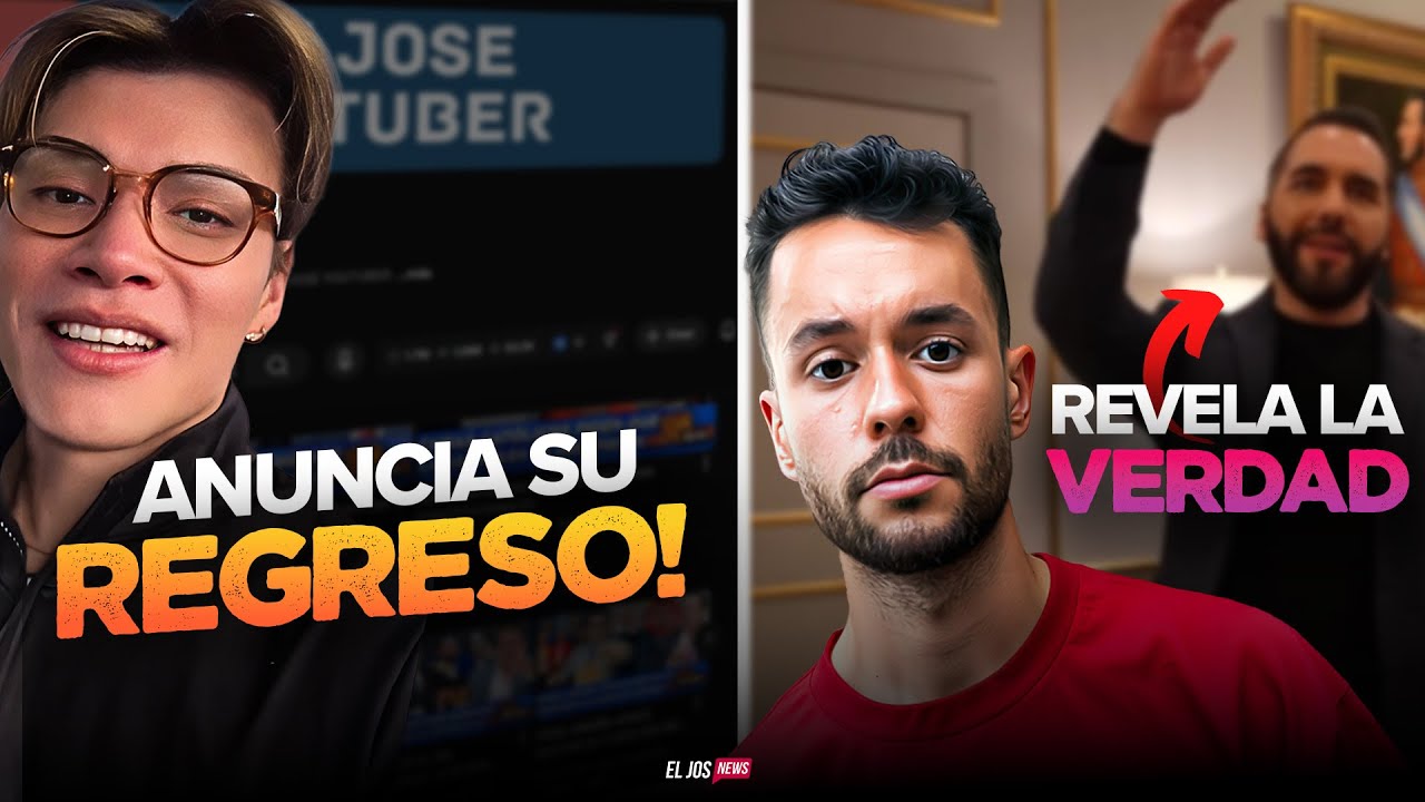 Jose Youtuber anuncia su REGRESO y Streamer dice la VERDAD sobre ENTREVISTA a BUKELE