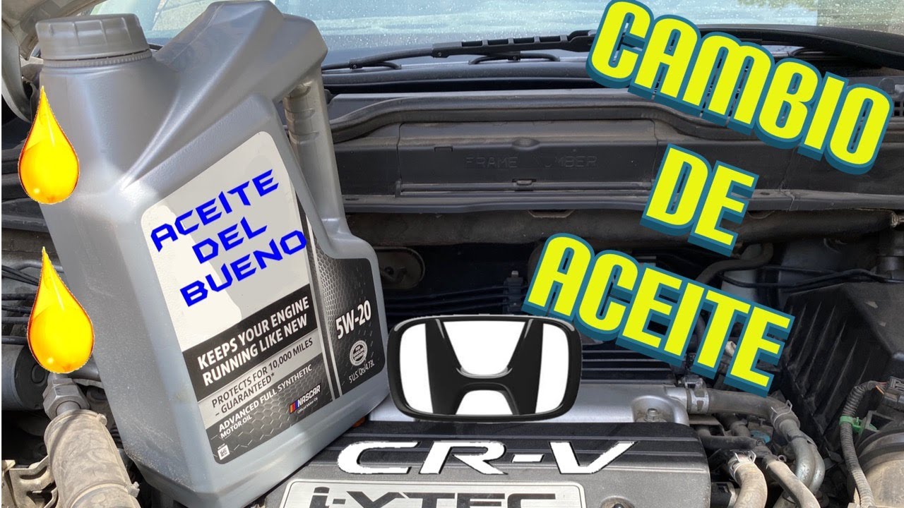 Cambio de Aceite de motor y filtro para un Honda CR-V 2007 Todo lo que necesitas Saber!