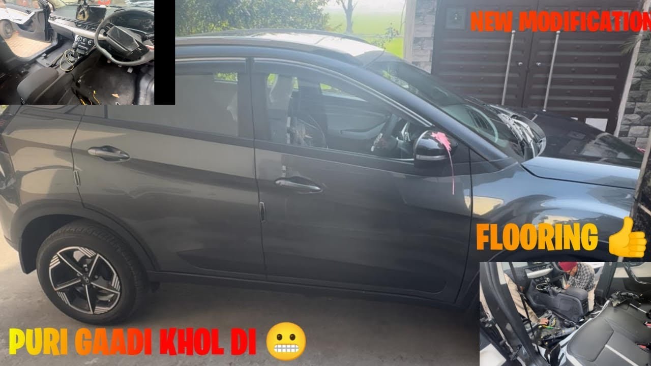 FLOORING Of Our new TATA NEXON 🫣#tata #tatanexon#trending 