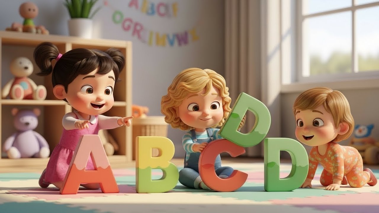 ABC Song for Kids,  Learn Alphabet A to Z, Super Fun Nursery Rhyme for Children and Toddlers