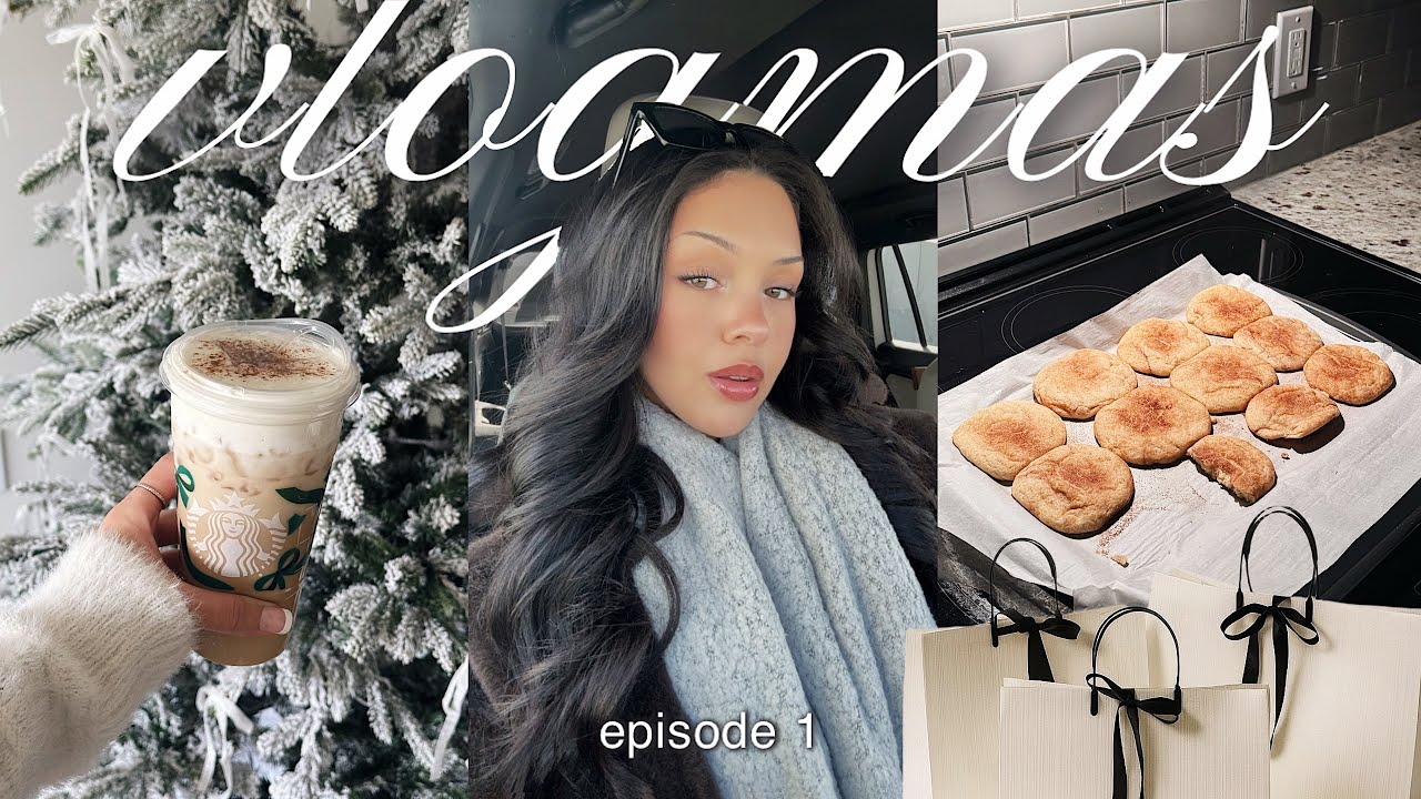 Украшение квартиры к Рождеству и выпечка (неудачная) | Vlogmas 1