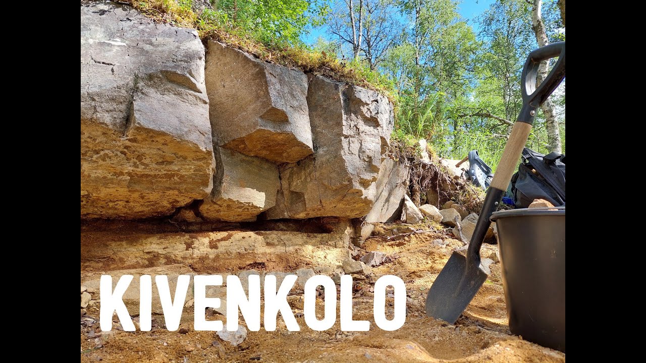 Kevein välinein kaivamaan - kiinnostava kiventaus puron varrella