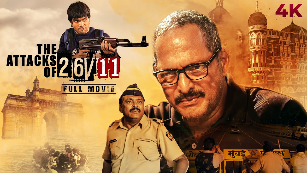 BASED ON REAL STORY | The Attacks of 26/11 | Mumbai Attack | Nana Patekar | Kasab In India