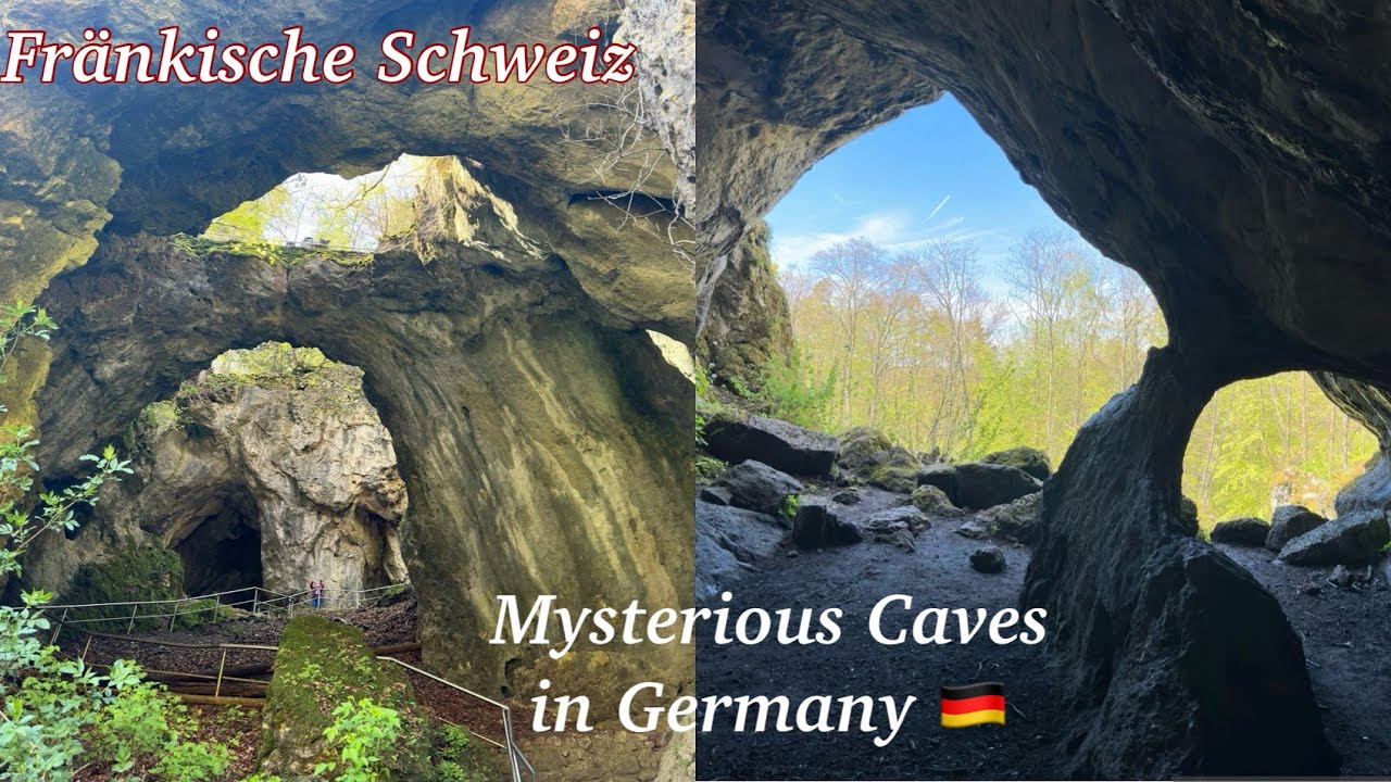 Hiking in Franconian Switzerland | Natural wonders of Germany |Gigantic castle cave ruins Wiesenttal