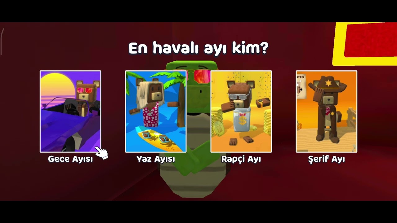 Super bear adwenture süper ayı (Eymen oynuyor.) koca eve gittim 