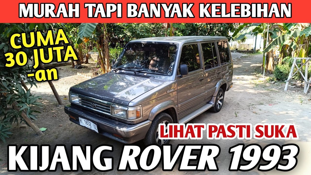 MOBIL MURAH SERBAGUNA BANYAK KELEBIHAN TOYOTA KIJANG ROVER 1993