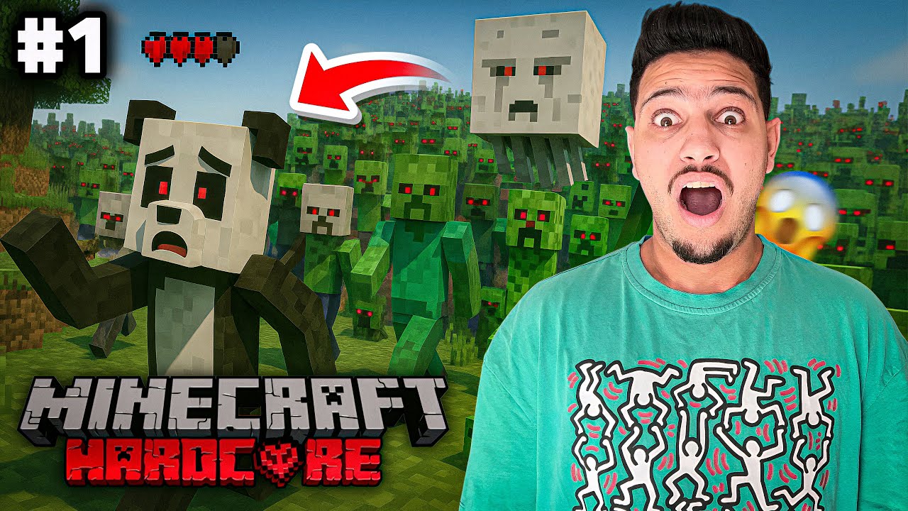 أصعب تحدي: البقاء 100 يوم 💀 في Minecraft Hardcore