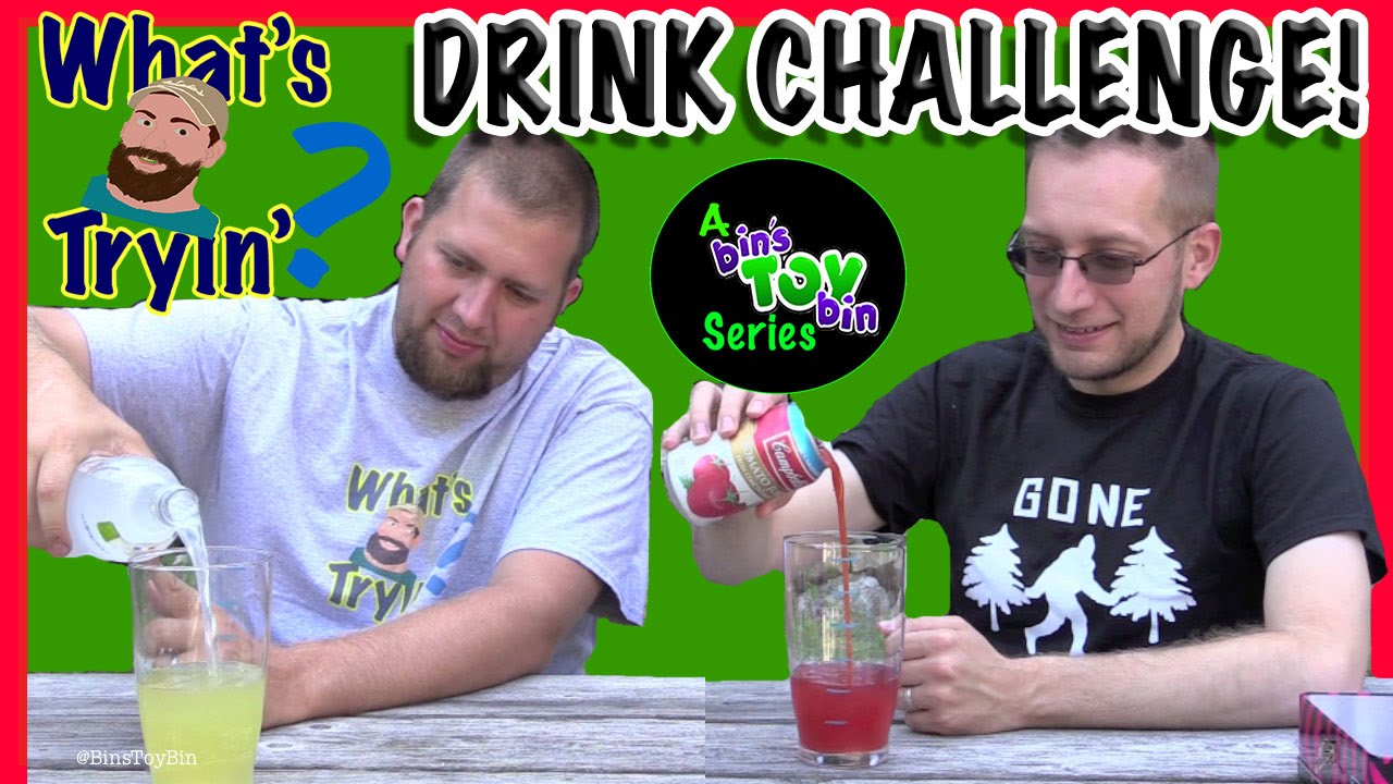 Drink Challenge! | Who Makes the Grossest Drink? | What's Ryan Tryin | Bin's Toy Bin