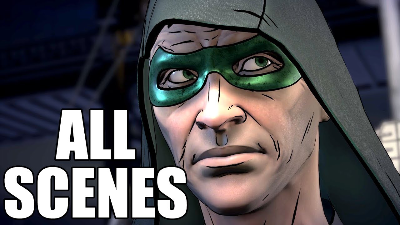 BATMAN The Enemy Within - All The Riddler Scenes - The Telltale Series Season 2