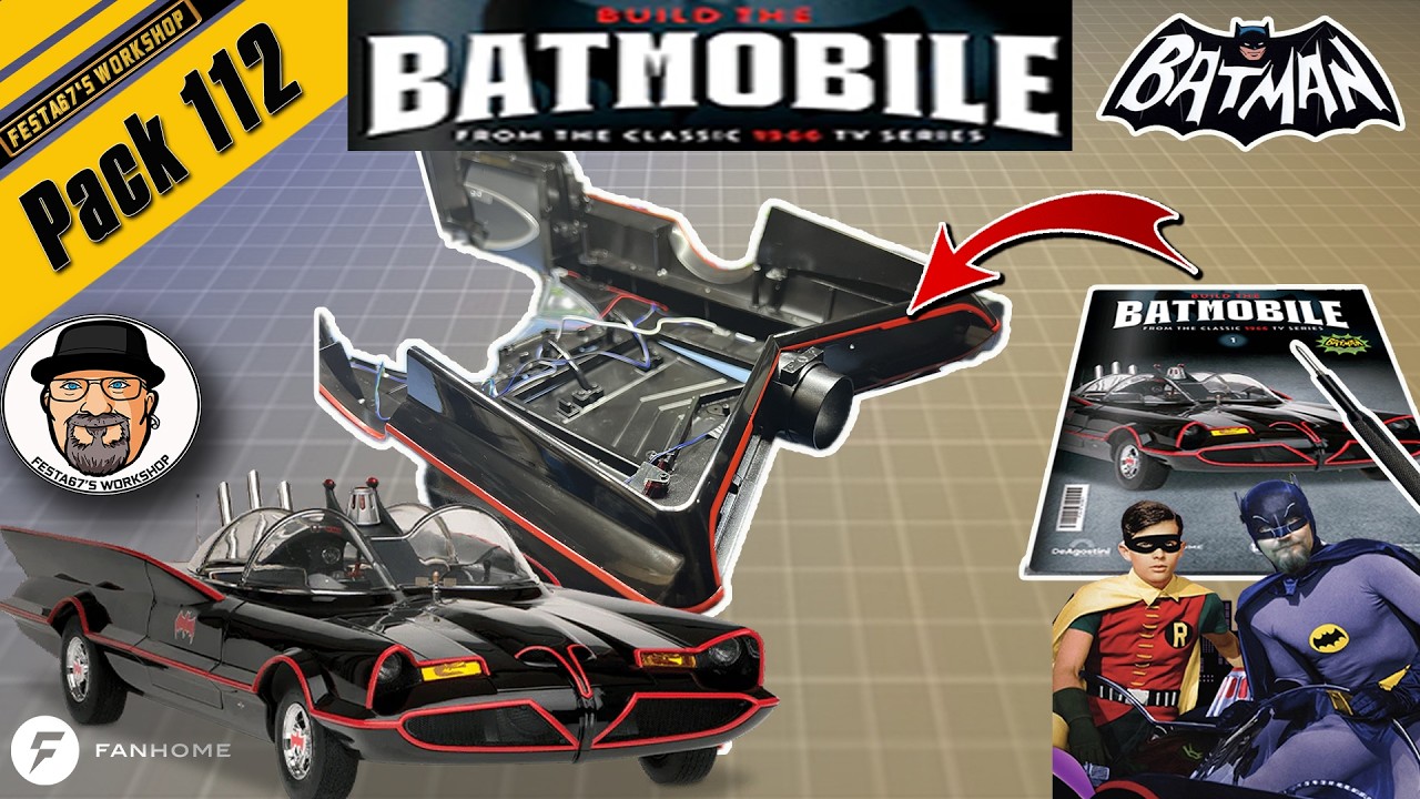 Build the 1:8 Scale 1966 Batmobile From Fanhome - Issue 112