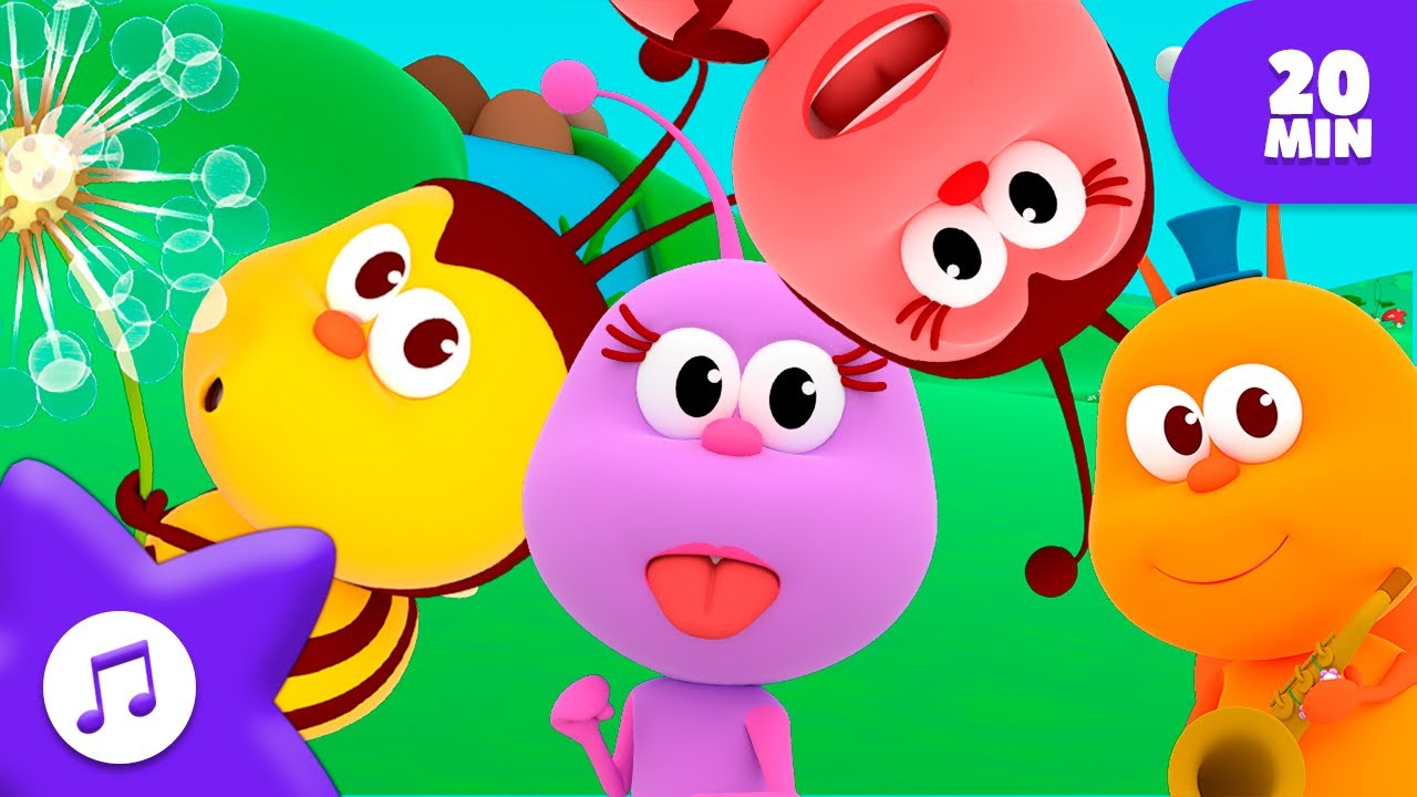 🐛 🐌 Cele mai bune cântece de gândăcei 🌈 Colecția de cântece | Regatul Copiilor