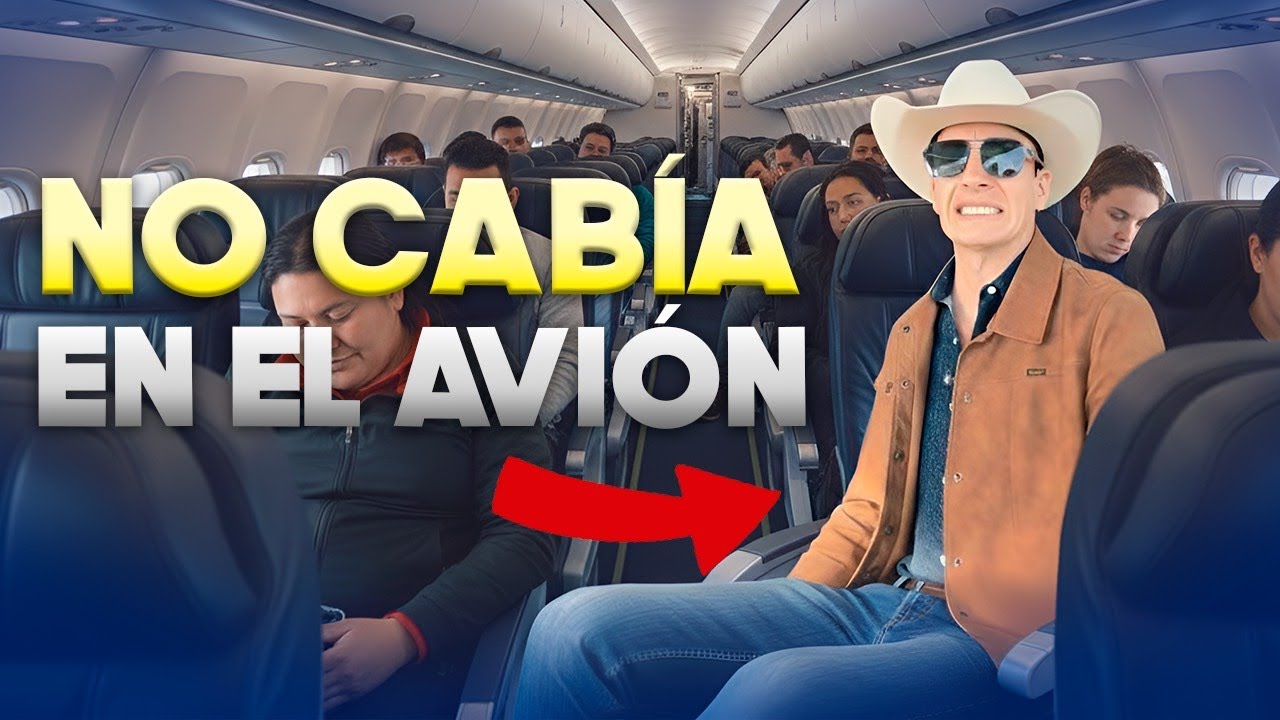 Mido 2 metros y volé en una aerolínea de bajo costo 😨✈️