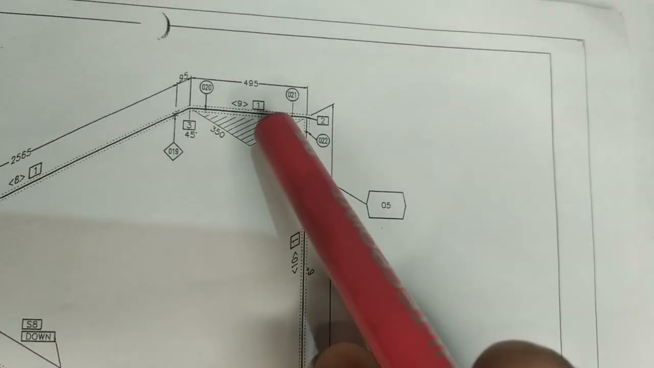 Piping Isometric Drawing Horizontal Rolling wire template band