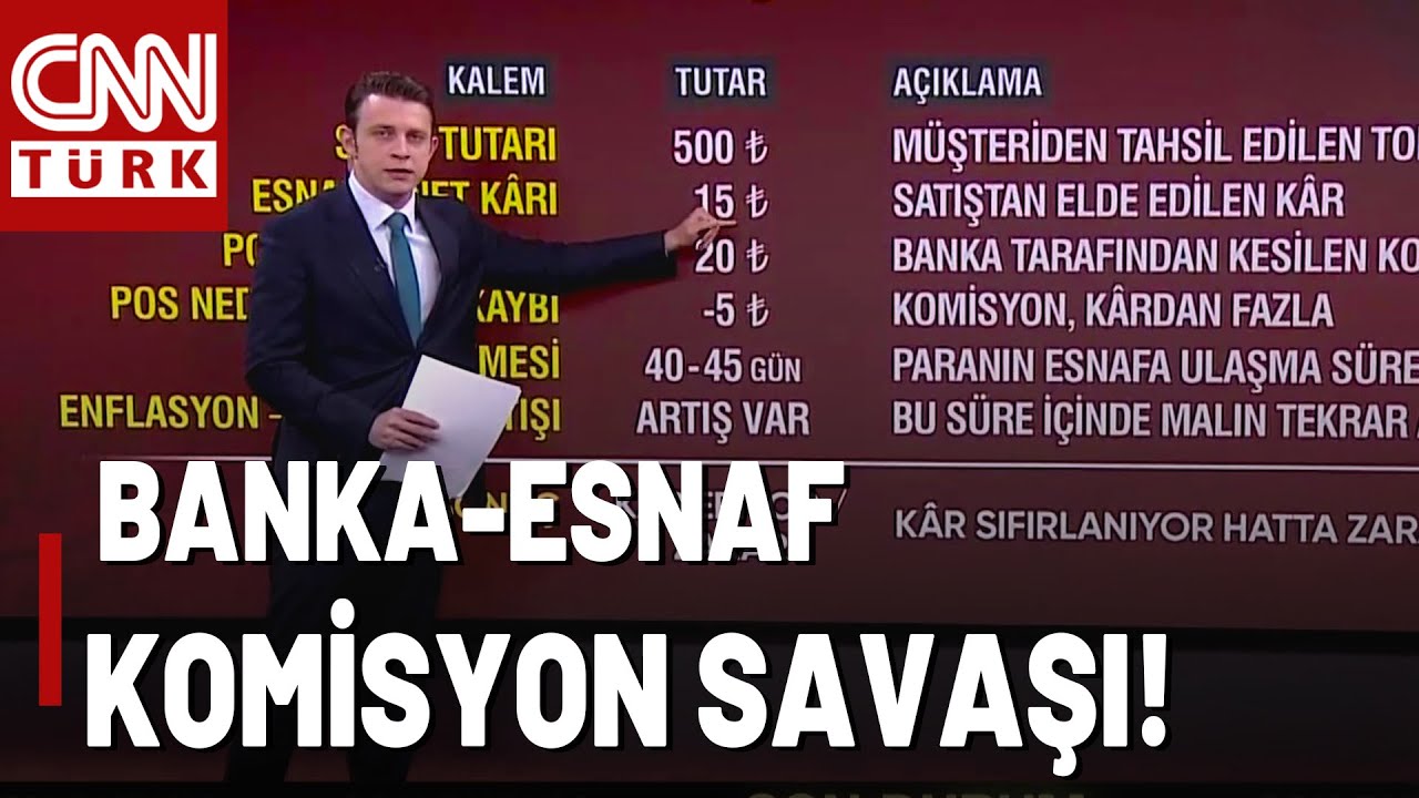 Bankalardan Soygun Gibi Komisyon! Banka ve Esnaf Arasında Komisyon Savaşı!