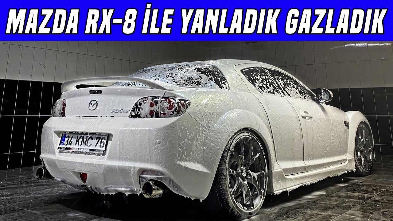 Mazda RX-8 İle Yanladık Tozu Dumana Kattık DRİFT  | Küçük Burjuvazi Yıkama Ziyareti