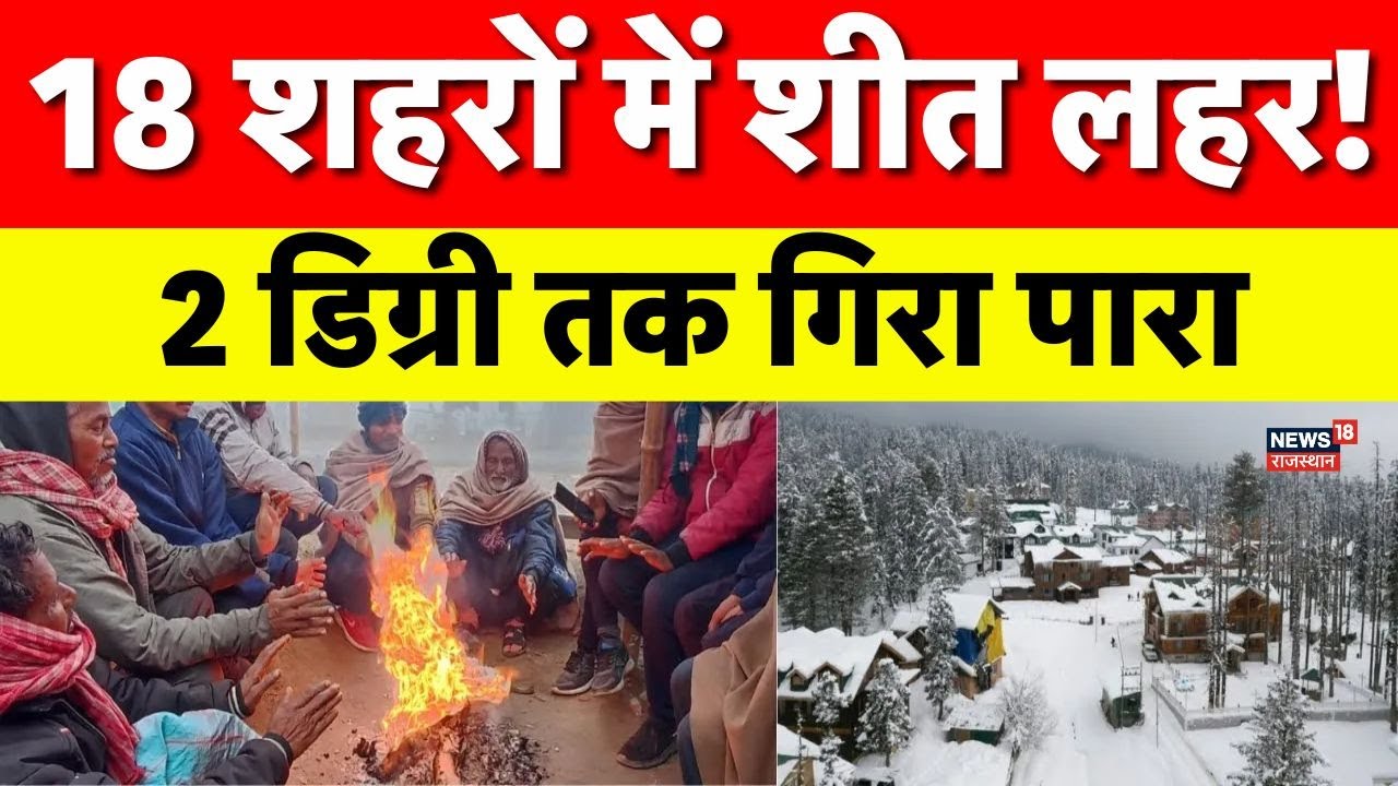 Rajasthan Cold Wave Alert : इन जिलों में शीतलहर का प्रकोप शुरू! | Shekhawati |Sikar |Churu |Weather