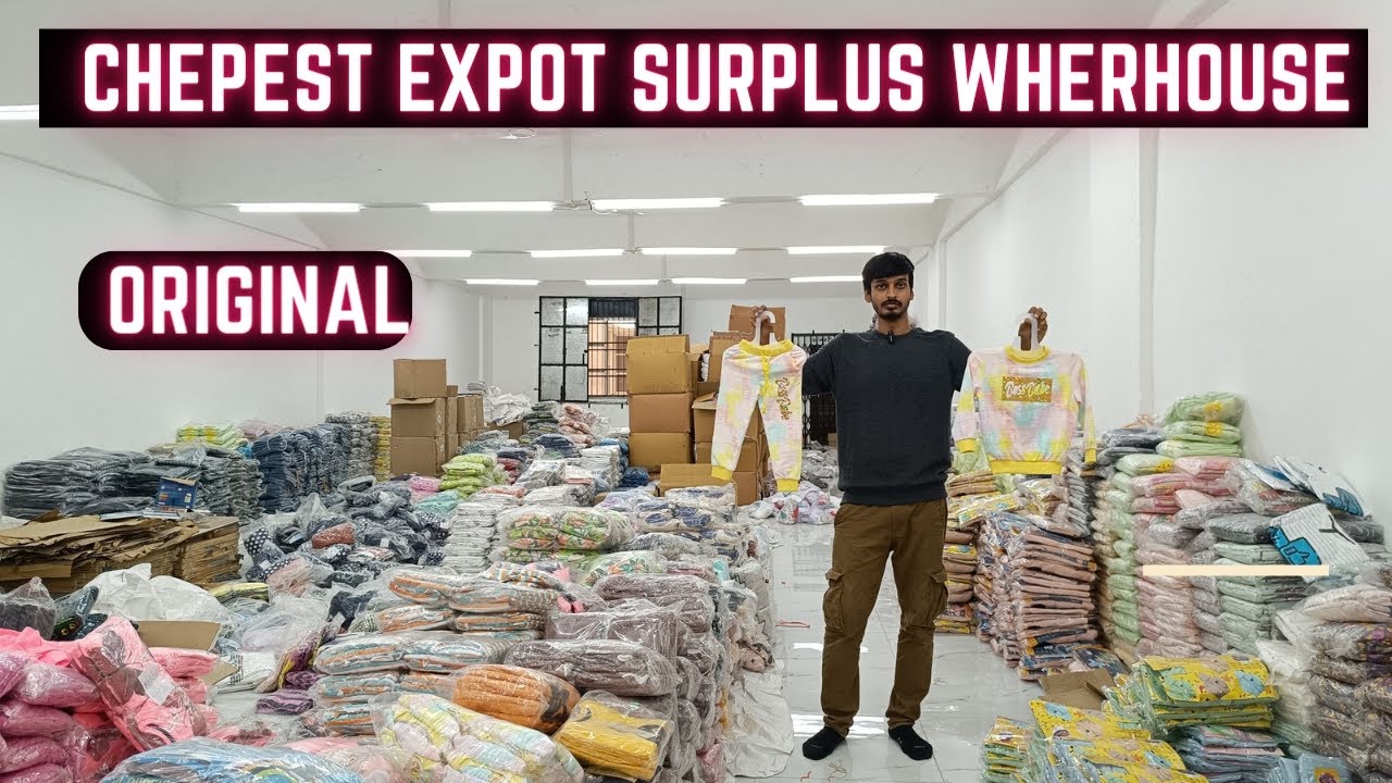 Whereहाउस Of Export Surplus Kids Wear Wholesale/Mumbai Suplus Godown/Export surplus/Charu Export