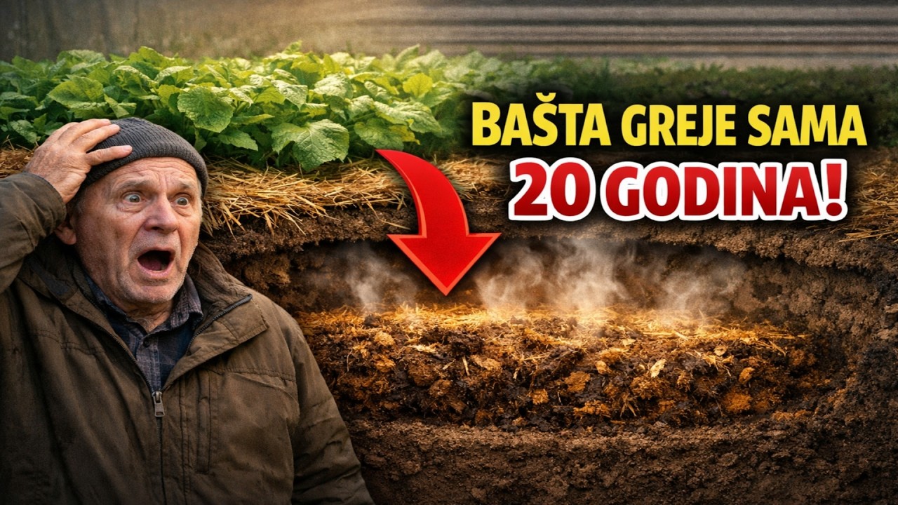 Zaboravite motiku na 20 GODINA: Tajna bašte koja se sama greje i ne traži vodu!