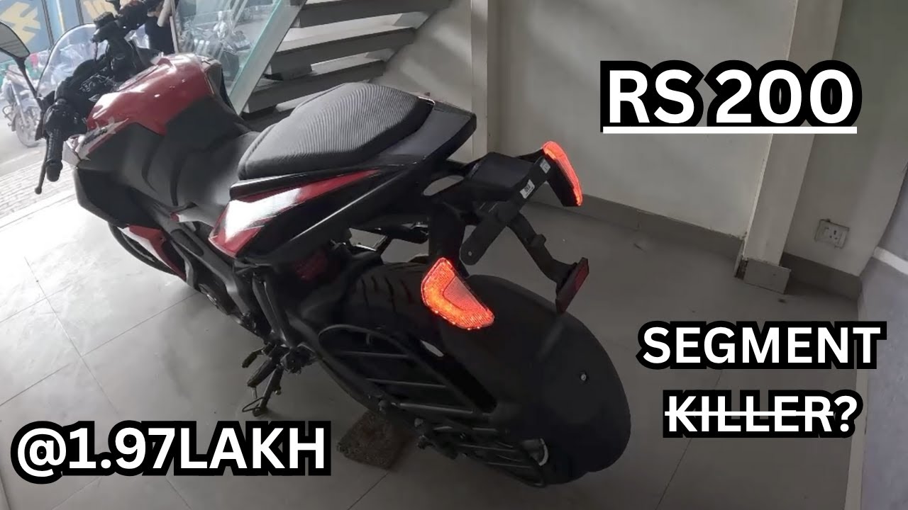 BAJAJ RS 200  (RACING RED)  (QUICK WALKAROUND)