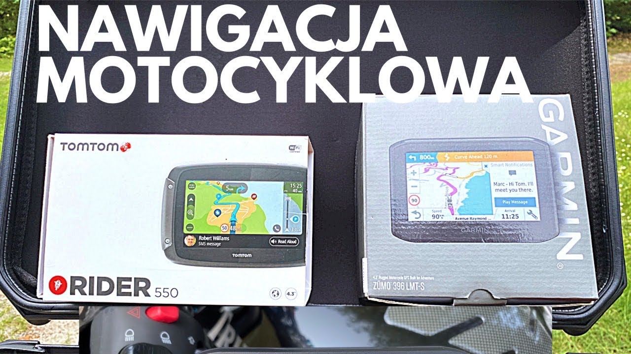 Nawigacja motocyklowa: Garmin czy Tom Tom?