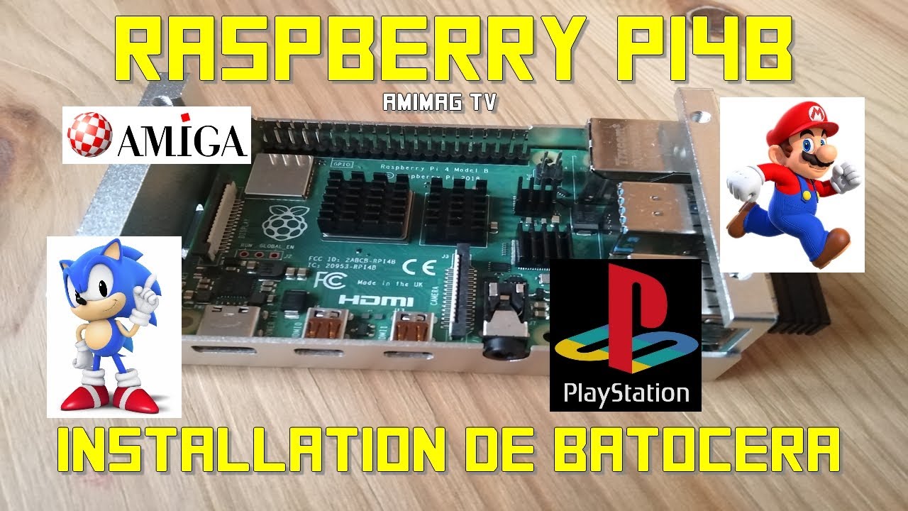 Découverte du Raspberry Pi 4 et installation de Batocera