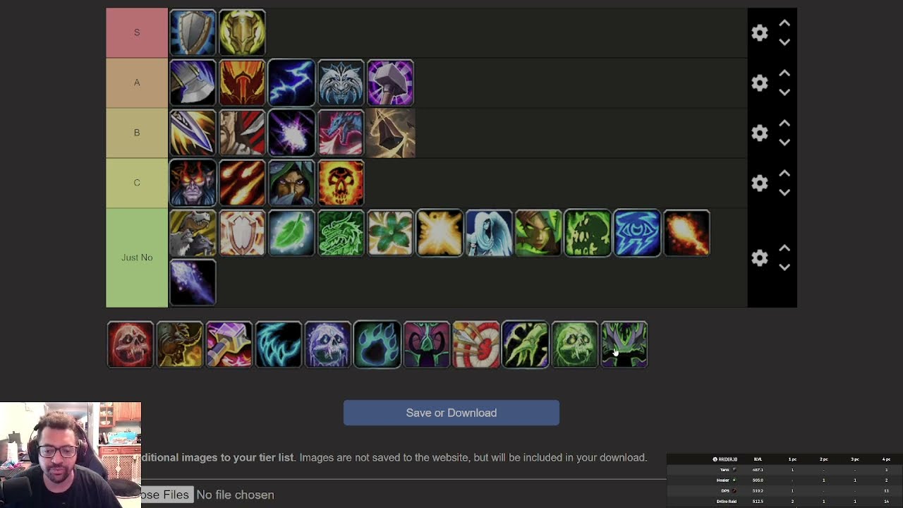 Toddy Tickles Tier List TWW WOW