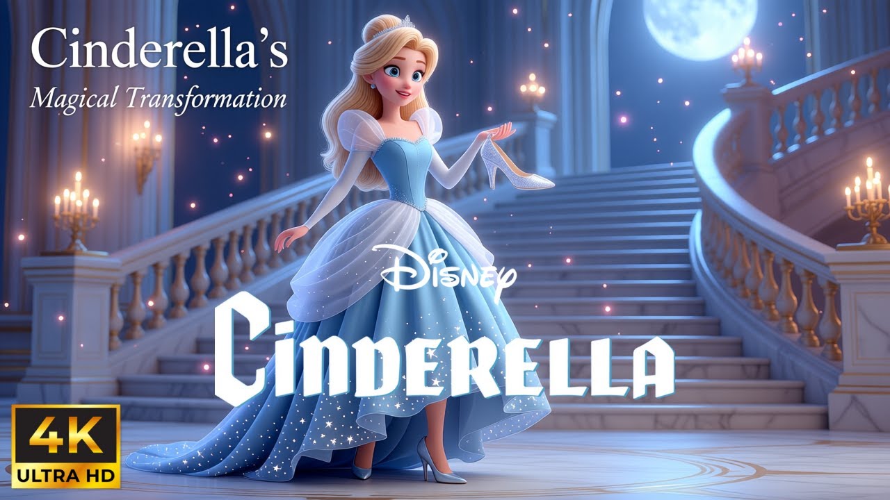 Cinderella | Classic Fairy Tales | Disney Style Animated Bedtime Story | 3D Animation in English
