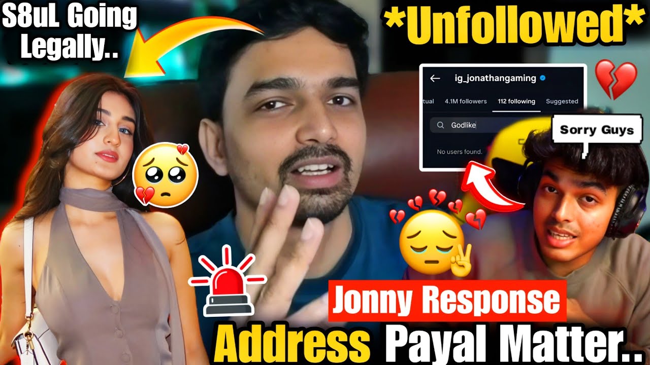 🚨Mazy Address Payal Matter!🥺Jonathan Response Why Unfollow🤔Punkk troll Admino Noobra😂