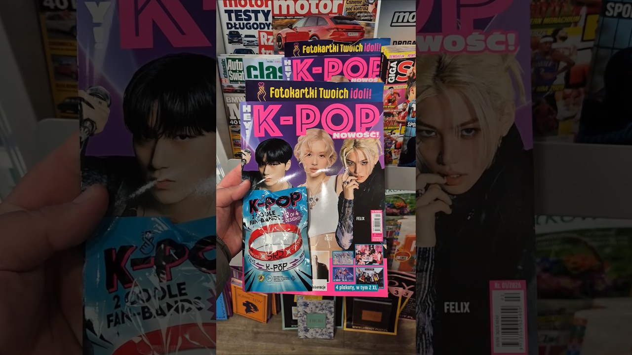 GAZETKA K-POP Z GADŻETAMI