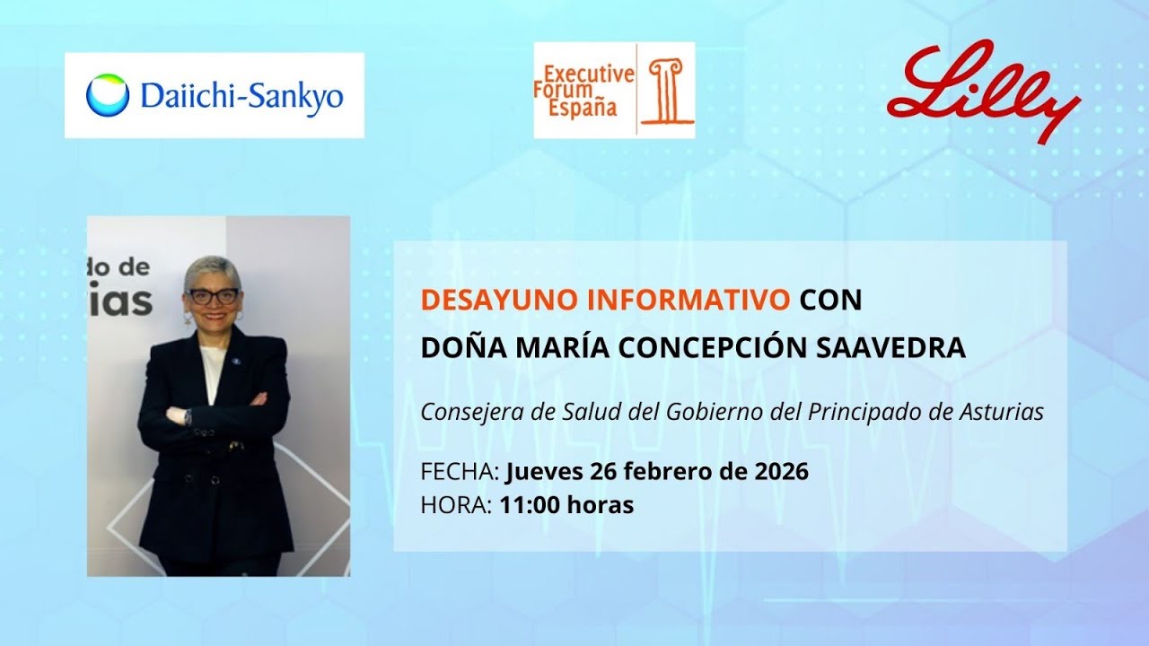 Desayuno Informativo con Doña María Concepción Saavedra, Consejera Salud Gob. Principado de Asturias