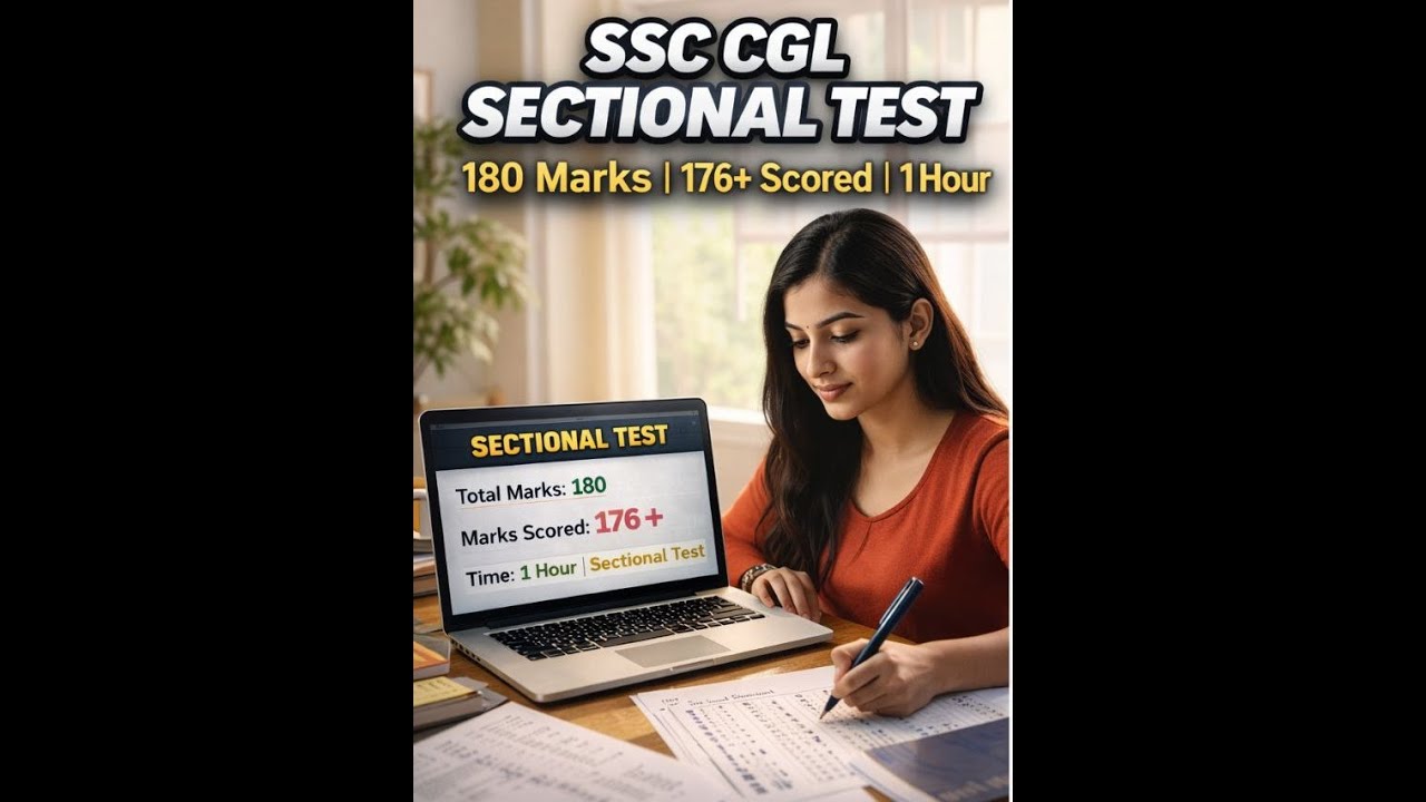 SSC CGL 2025 MAINS MATHS AND REASONING SECTIONAL TEST