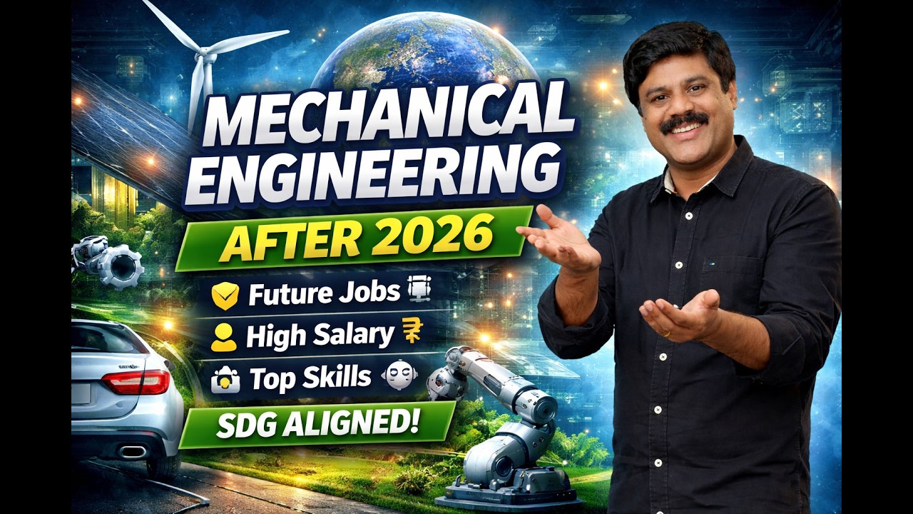 Mechanical Engineering After 2026 | Future Scope, High-Paying Jobs & Skills | SDG Aligned
